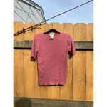 Talbots Sweater Short Sleeveā Size Small Dusty Pink Top Preppy Knit Spring Photo 4
