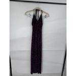 L8ter ‎ Y2K Retro Zebra Print Milk Maid Maxi Dress Women Medium Purple Whimsigoth Photo 2