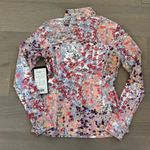 Foray Golf Printed Full Zip Jacket Sz S Club House Floral Pink Golf Performance Photo 7