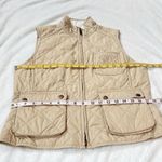 Ralph Lauren NEW Lauren Ralph Laurel LRL Reversible Vest Quilted Tan White Medium Petite Photo 9