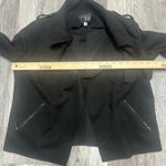 KUT from Kloth Kut From The Kloth Black Suede Open Front Moto Jacket Size Medium  Photo 1