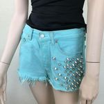LF X Levi’s 501 Collab Cut-Off Studded Jean Shorts Photo 0