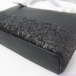 Kate Spade NWT greta court glitter ramey crossbody bag, Black Photo 5