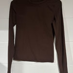 Brown work out shirt small Photo 0
