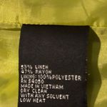 Kasper  Blazer Womens size 10p Linen blend tropic Career‎ Photo 5