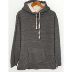 PINK - Victoria's Secret Victoria Secret PINK Gray Fleece Pullover Hoodie Large Camo Logo On Back Medium Photo 3