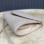 Whiting & Davis Vintage Ivory Metal Mesh Crossbody Bag Photo 8
