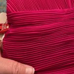 Mac Duggal  Pleated Bell Sleeve Pink Chiffon Mini Dress Photo 11