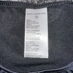 Good American Ruched Black Cropped Swim Shirt Top Size Medium Photo 4