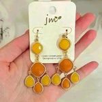 Colorful Oranges Fashion Statement Earrings Orange Photo 1
