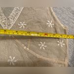 Only Hearts  by Helena Stuart Y2K Cream Floral Lace Sheer Top Size‎ S Photo 7