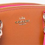 Coach  Pebble Leather Kelsey Satchel Purse; excellent condition Photo 5