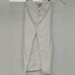 DL1961 Rtr  Asra Low Rise Denim Maxi Skirt sz30 (10) High Front Slit Hem Solid Photo 5