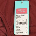 Seafolly NWT  Active High Cut Pant in Plum Photo 4