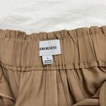 sabina musayev admon high rise pleated trouser shorts in mocha tan brown Photo 3