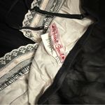 Heart & Soul Lingerie Babydoll Nightie Ruffles Y2K Black w/pale Photo 5