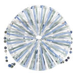 Cult Gaia  Luna Blue / White / Green Acrylic Crossbody Bag Photo 0