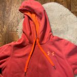 Under Armour Under‎ Armour Sweatshirt Hoodie Womens Large Pink Peach Photo 1