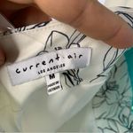 Current Air Anthropologie  floral cream sheath‎ dress cold shoulder size medium Photo 7