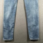 American Eagle Jeggings Size 2 Regular Wash Distressed Super Stretch Denim Jeans Blue Photo 13
