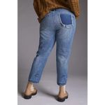 Anthropologie Pilcro The Heritage Boyfriend Jeans Size 28 Mid Rise Crop Distress Photo 14