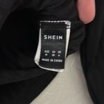 SheIn  Black Fitted Long Sleeve Crop Top Photo 1