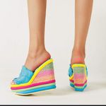 Women's Wedge Sandals Platform Espadrilles Size 5 Photo 2