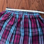 Rose pink plaid skirt Size M Photo 4