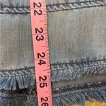 Black Swan  Micah Ombré Lace-Up Denim Top in Blue Size‎ Medium Photo 5