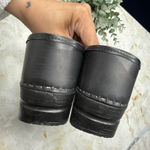 Dansko  Black Professional Leather‎ Clog Size 11.5/12 (EU 42) Nurse Doctor Photo 4