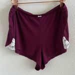 Victoria's Secret Sleep Lounge Shorts Elastic Waist High Cut Sexy Side Lace L Photo 0