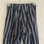 Brandy Melville Tilden Blue White Vertical Stripe Cropped Pants Photo 9