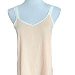 Nordstrom Rack NWT Womens  Bobeau Peach Contrast Trim V-Neck Cami Tank Top - Sz M Photo 1