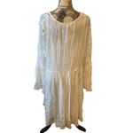 Boutique White Lace Boho Tunic Top size 2X Photo 2