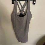 Athleta  Gray Intention Yoga Work Out Tank Top Photo 3