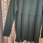 Sonoma  Green Maternity Drapey Empire Waist Long Sleeve Shirt Size Large Photo 11