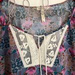 Matilda Jane  Woman’s XS Floral Top Once Upon A Time Lace & Tassels Photo 1