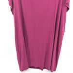 J.Jill  Wearever Collection Burgundy Pintuck Pleat Knit Tunic Dress Women 3X Photo 9