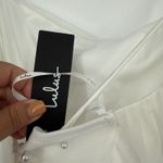 Lulus Unbelievably Divine White Mesh Pearl Lace Photo 6