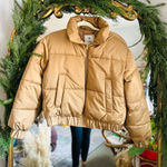 Abercrombie & Fitch  tan puffer coat Xs Photo 0