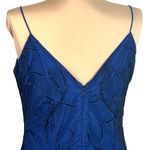Vtg Beaded Gown Slip Dress Blue 12 Prom Whimsigoth Formal Goth Cassandra Stone Photo 8