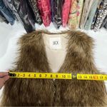 Jack by BB Dakota Vest Castleton Faux Fur Sleeveless Festival Boho Retro Photo 3