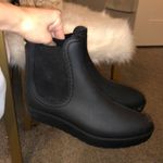 Black Rain Boots Size 8 Photo 0