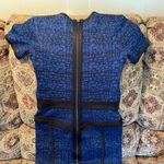 Marchesa Voyage Statement Royal Blue Zipper Dress NWT Photo 1