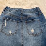 Mossimo Supply Co . Mini Cut Off Denim Skirt Photo 7