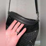 Buckle  Purse Black With Glitter Photo 3
