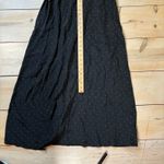 A New Day NWT Womens Long Sleeve Crepe Maxi A-Line Dress Black White Polka Dot S Photo 9