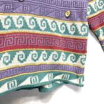 Vintage 80s RARE SK Wear Large Sweater V Photo 2