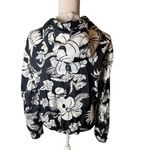 Ralph Lauren Polo  Black White floral windbreaker large Photo 2