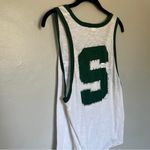 PINK - Victoria's Secret MSU Michigan State Spartans White and Green Tank Top with Leggings Set Photo 4